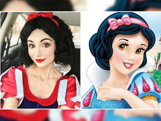 Mujer gastó millones en transformarse en las 5 princesas de Disney. Las fotos son increíbles.