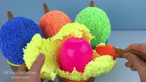 Ice Cream Cone Play Foam Clay Surprise Eggs Teletubbies Pocono Angry Birds Minions The Smu