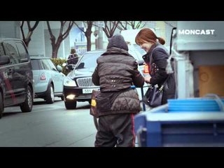 [몬캐스트] 추운 겨울 길거리 어르신들께 전하는 핫팩 한 장