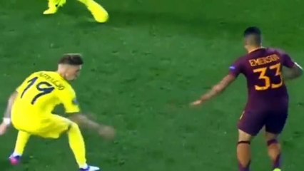 Emerson Goal - Villarreal 0-1 AS Roma 16-02-2017