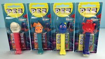 Finding Dory Pez Candy Dispensers - Mashems - Squishy Pops - Finding Dory Movie Toy Openin