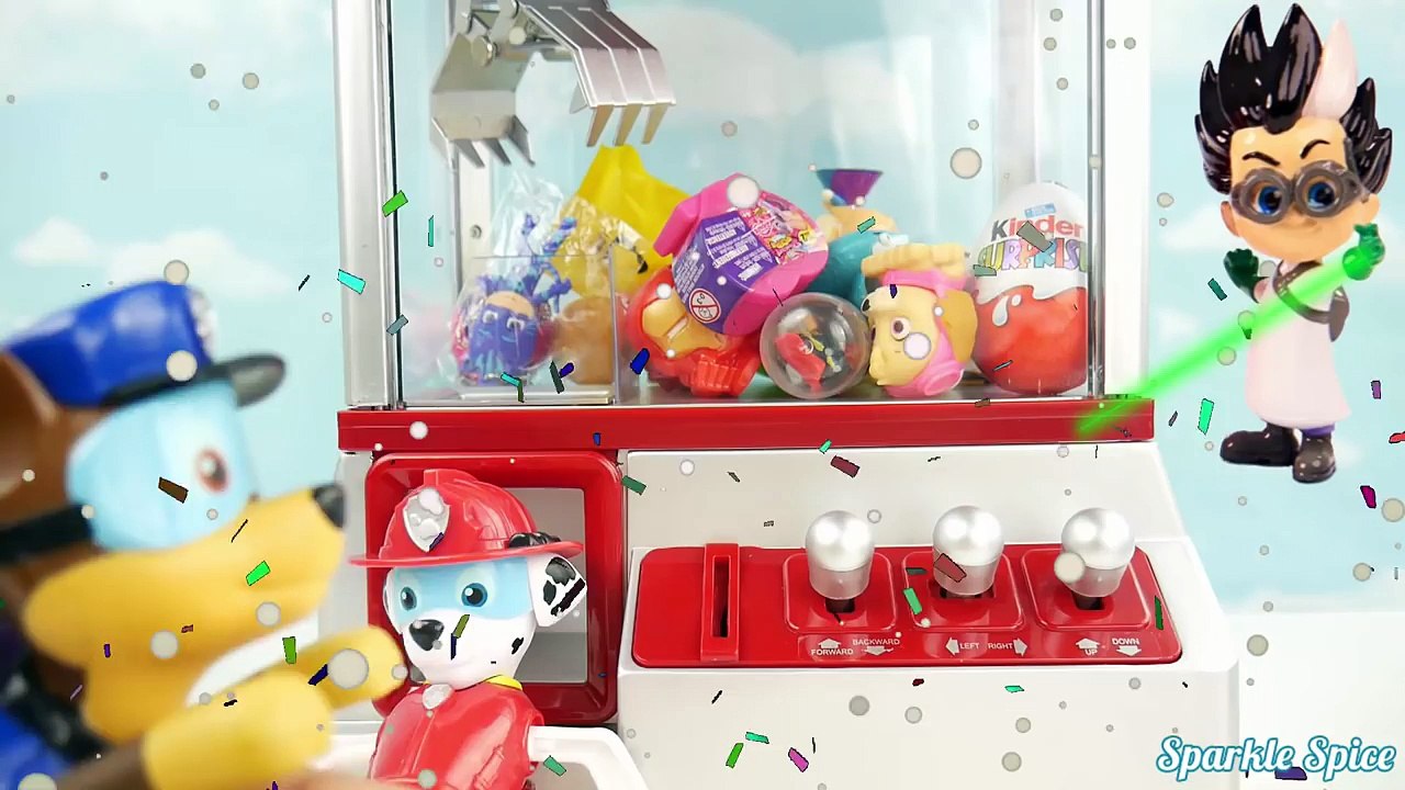 Paw Patrol Mer Pups do CLAW MACHINE Water Game with Surprise Eggs Toys, Blind Bags