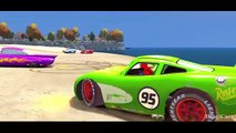 Disney Pixar Cars Nursery Rhymes with Spiderman Hulk & Lightning McQueen Colors (Kids Songs)