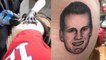 Man Gets Tom Brady Super Bowl 51 Ass Tattoo, Jesus Can't Come Back Soon Enough