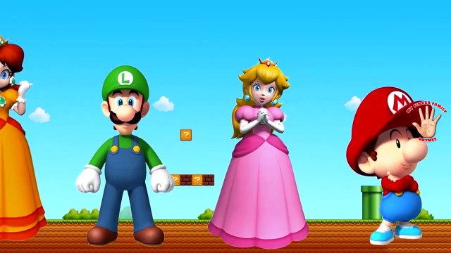 Super Mario Bros | Finger family | Nursery rhymes for kids | educational and entertaining