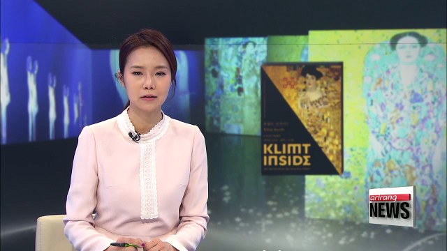 Media art exhibition presents high-tech versions of iconic Klimt artworks