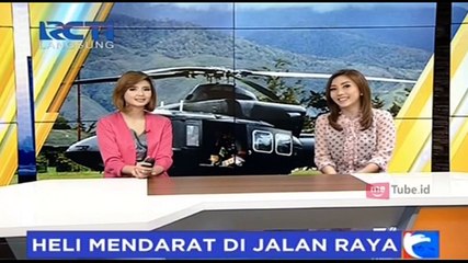 Tersesat, Pilot Heli Mendarat di Jalan Raya, Terus Tanya Jalan sama Supir Truk