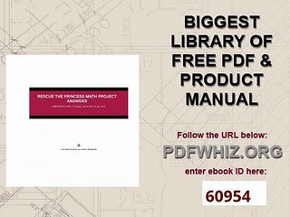 Rescue The Princess Math Project Answers