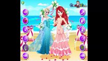 Disney Princesses Elsa Ariel Rapunzel Wedding - Princess Dress Up Game for Girls