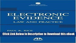 [Read Book] Electronic Evidence: Law and Practice Kindle