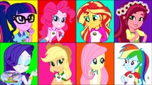 My Little Pony Color Swap Equestria Girls Mane 6 7 MLP Episode Surprise Egg and Toy Collec