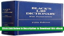 [Read Book] Black s Law Dictionary: Definitions of the Terms and Phrases of American and English