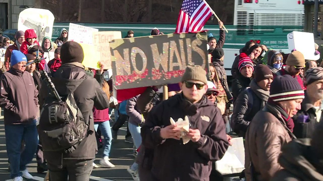 Protestan en Washington en apoyo a “jornada sin inmigrantes”