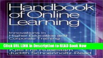 [Reads] Handbook of Online Learning: Innovations in Higher Education and Corporate Training Free
