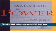[Best] Evaluation with Power: A New Approach to Organizational Effectiveness, Empowerment, and