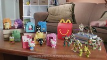 McDonalds Happy Meal Teenage Mutant Ninja Turtles Hello Kitty Movie Toys 2016