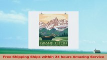 Grand Teton National Park  Moose and Mountains 16x24 Giclee Gallery Print Wall Decor 62a6231f