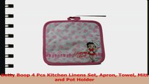 Betty Boop 4 Pcs Kitchen Linens Set Apron Towel Mitt and Pot Holder 646d7a67
