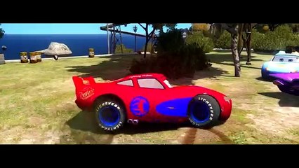 Lightning McQueen Spiderman Ramone Dinoco & Mickey Mouse & Hulk Marvel have Fun Disney Pixar Cars