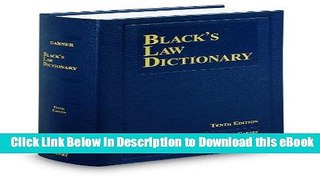 PDF Online Black s Law Dictionary, 10th Edition Online PDF