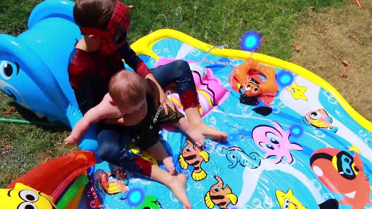 Superhero FAMILY~ Superheros In Real Life Spiderman Babysitting Baby Compilation Diaper S