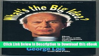[Get] WHAT S THE BIG IDEA? (That Sell!) Popular New