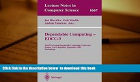 PDF [FREE] DOWNLOAD  Dependable Computing - EDDC-3: Third European Dependable Computing
