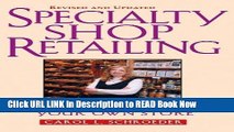 [Best] Specialty Shop Retailing: How to Run Your Own Store Free Books