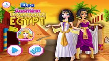 Elsa and Jasmine Shopping in Egypt - Disney Princess Frozen new fun Dress Up Games for Gir