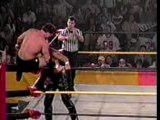 NWA-TNA - AJ Styles reverses Hurricanrana into Styles Clash