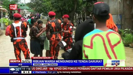 Para Korban Banjir Brebes Sudah Terima Bantuan Logistik