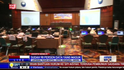 下载视频: Rekapitulasi Pilkada DKI, Sudah 98 Persen Suara Masuk