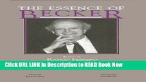 [Best] The Essence of Becker (Hoover Institution Press Publication) Free Books