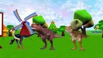 Aprender Nombres de Animales y Dinosaurios Sonidos | Dinosaurios ABC Canciones | Animales Dedo de la Familia de la Enfermera