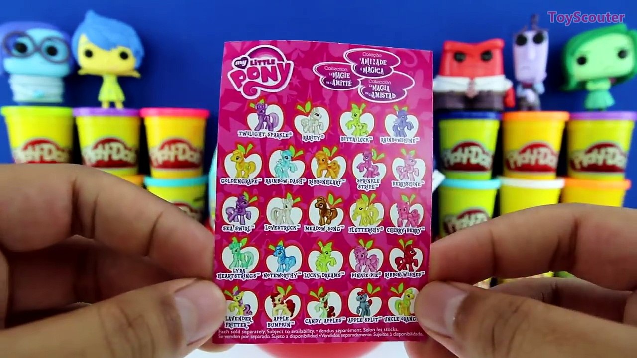 GIANT INSIDE OUT Surprise Eggs Compilation Play Doh - Disney Pixar Joy Disgust Anger Toys