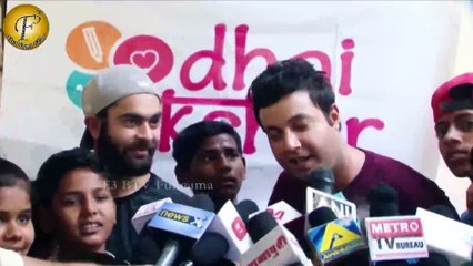 RICHA CHADHA & ALI FAZAL spend time with NGO Kids at Dhai Akshar Educational Trust