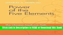 Books Power of the Five Elements: The Chinese Medicine Path to Healthy Aging and Stress Resistance