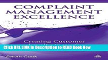 [Best] Complaint Management Excellence: Creating Customer Loyalty through Service Recovery Online