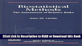 Books Biostatistical Methods: The Assessment of Relative Risks (Wiley Series in Probability and