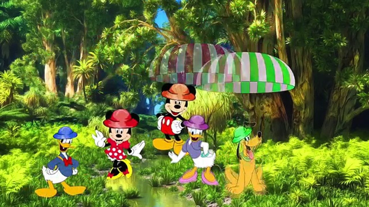 Mickey Mouse and Friends Lost in the Jungle Adventure Finger Family Song!
