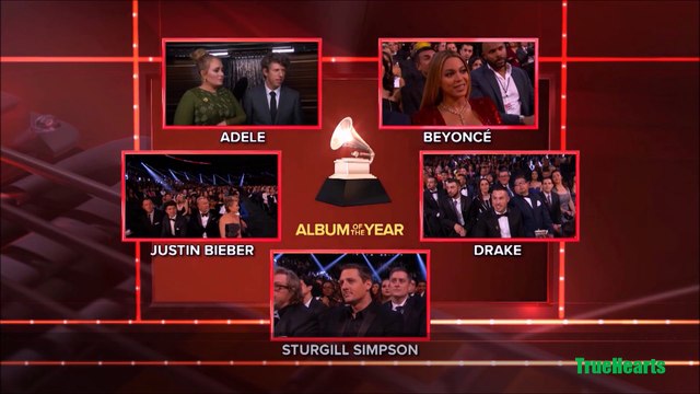 Adele Wins Album Of The Year Acceptance Speech 59th GRAMMYs