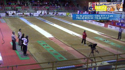Tir de précision : France / Monaco et Italie / Chili, Coupe du Monde féminine des Nations, Saint-Vulbas 2017