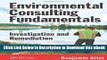 PDF Online Environmental Consulting Fundamentals: Investigation and Remediation Free ePub Download