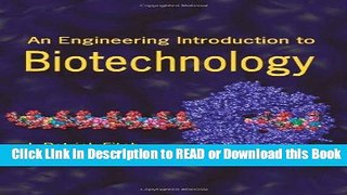 Read Book An Engineering Introduction to Biotechnology (SPIE Tutorial Texts in Optical Engineering