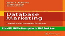 [Best] Database Marketing: Analyzing and Managing Customers (International Series in Quantitative