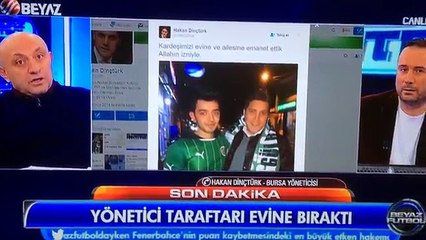 Beyaz Futbol Hakan Dinçtürk Tartisma sahaya atlyan taraftar