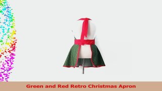 Green and Red Retro Christmas Apron 4a38cbfa