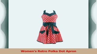 Womens Retro Polka Dot Apron 015235c0