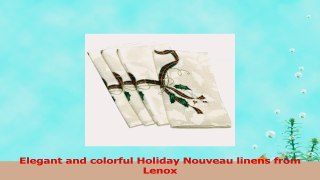 Lenox Holiday Nouveau Napkin 4Pack Ivory 85149a0c