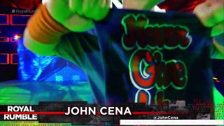 Royal Rumble 2017-AJ Styles vs John Cena